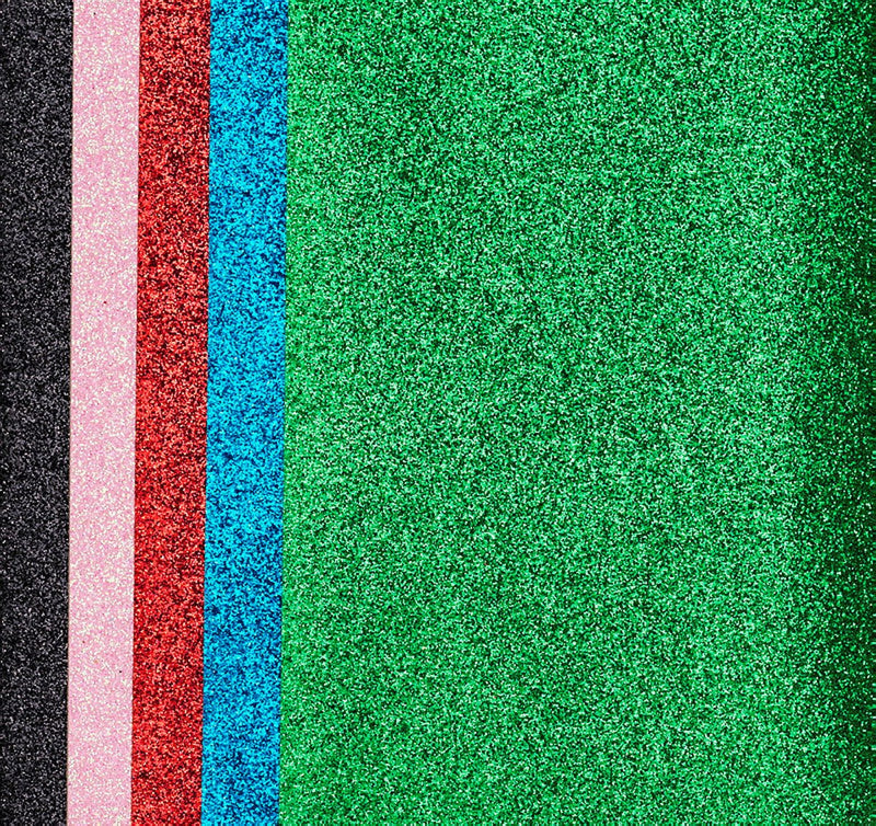 Strijkfolie glitter - 5 vellen - 10x15 cm