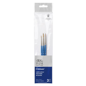 W&N Cotman - aquarelpenselen - rond 1, 3 en 5