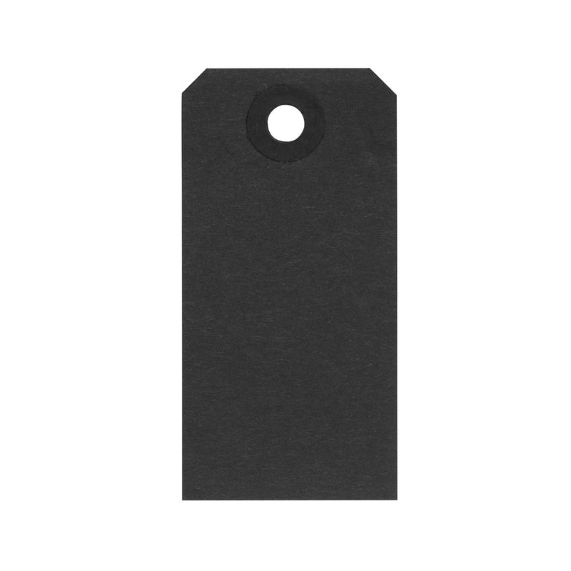 manila tags 4x8 cm - 20 stuks zwart