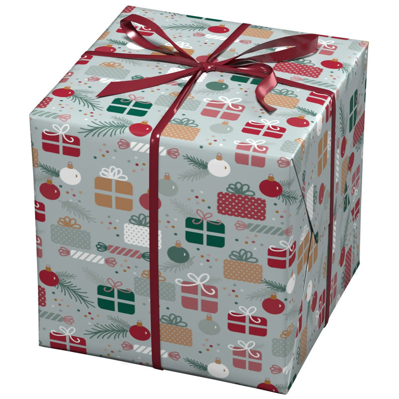 Cadeaupapier - 10 meter - lichtgrijs cadeautjes