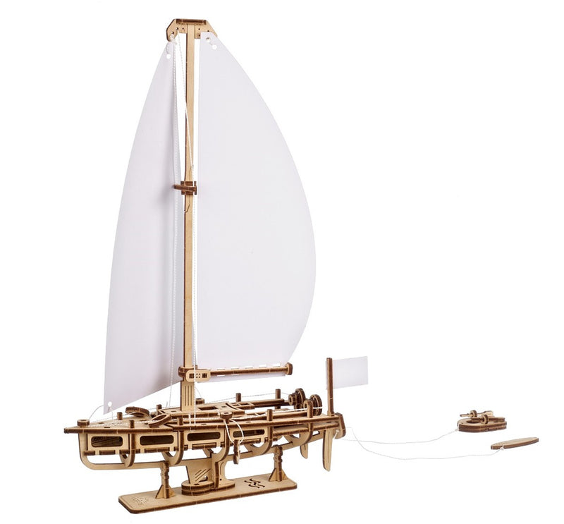 Ugears houten 3D puzzel - Ocean Beauty Yacht