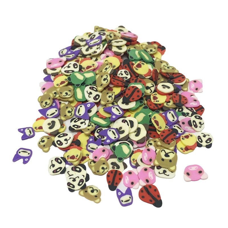 Clay confetti - dieren