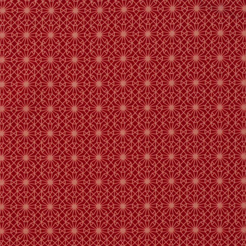 Stof katoen - 50x70 cm - Nordic rood