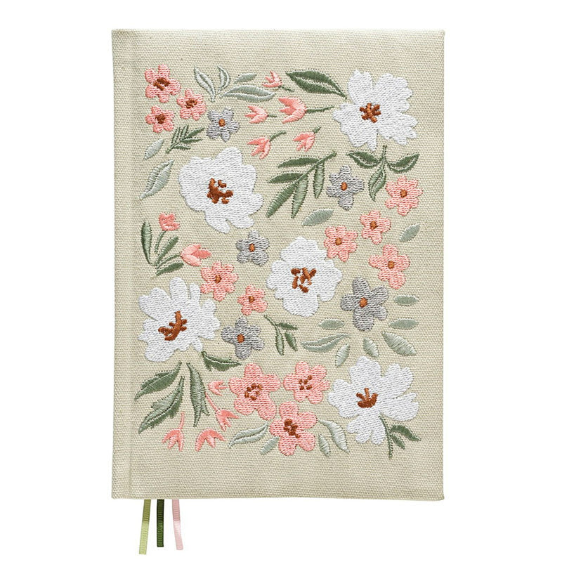 Panduro notitieboek - A5 - fabric flowers