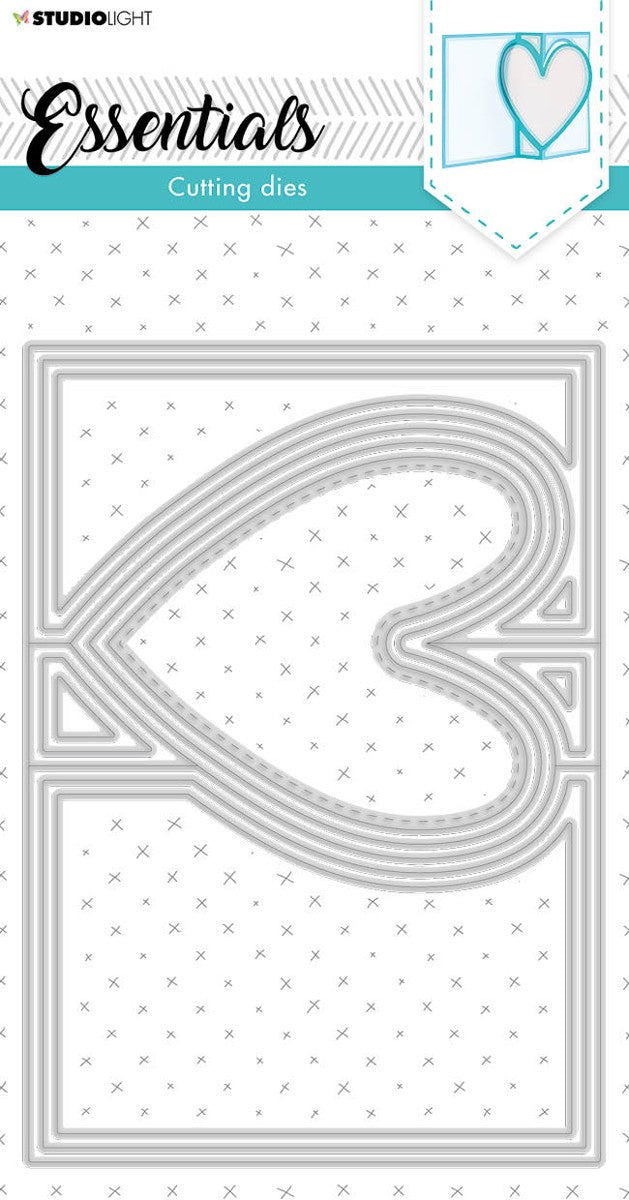 SL Essentials - cutting die - #148 - heart fold