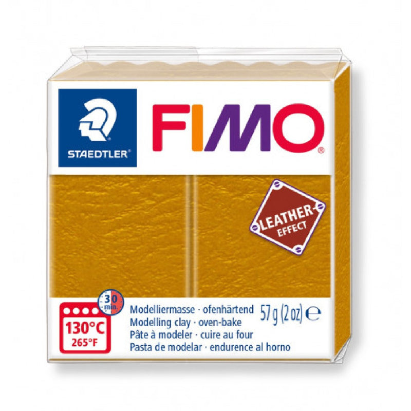 FIMO Leather - 57 gram - ochre