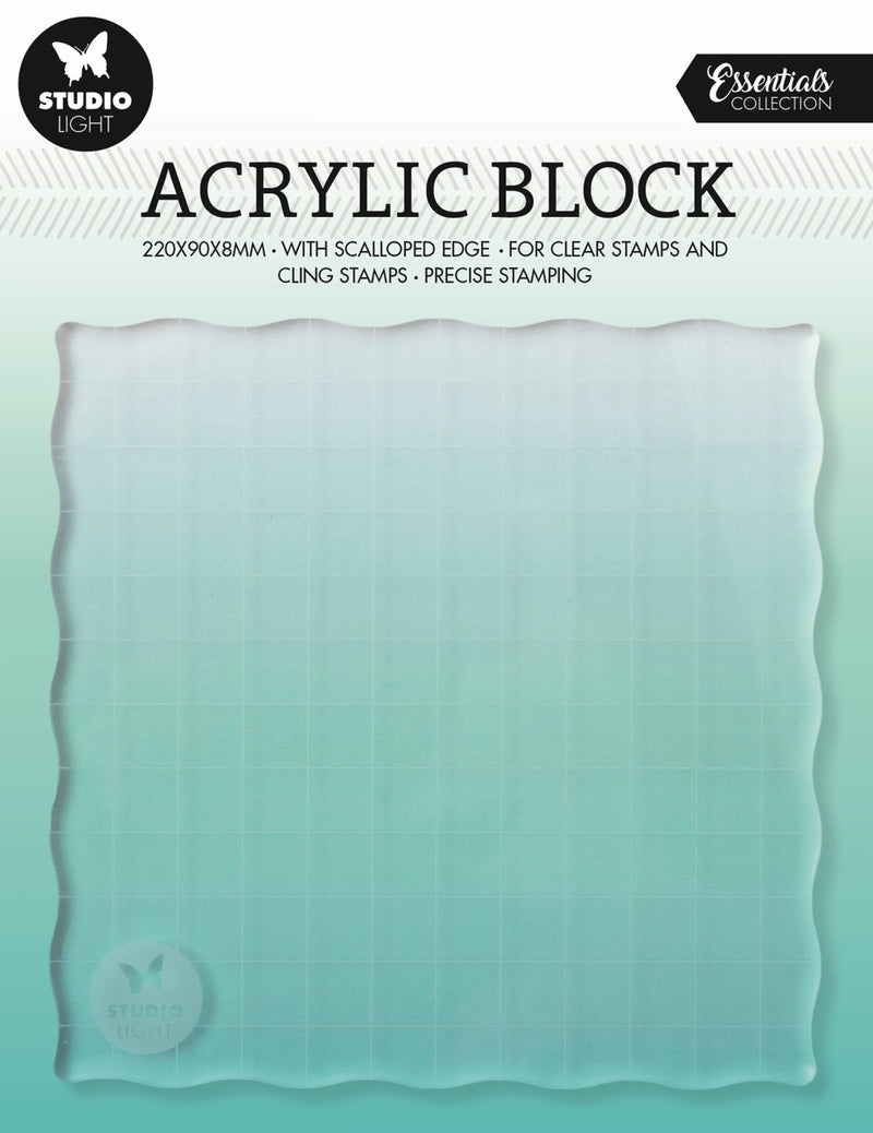 SL Essentials - clearstamp blok - 120x120x8 mm