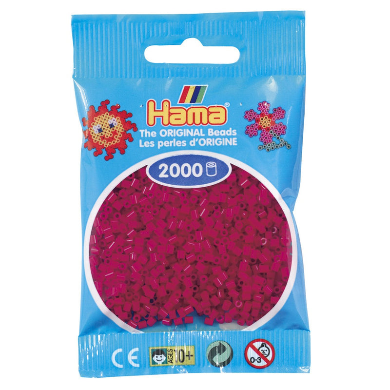 Hama Mini - strijkkralen - 2000 stuks - claret 29