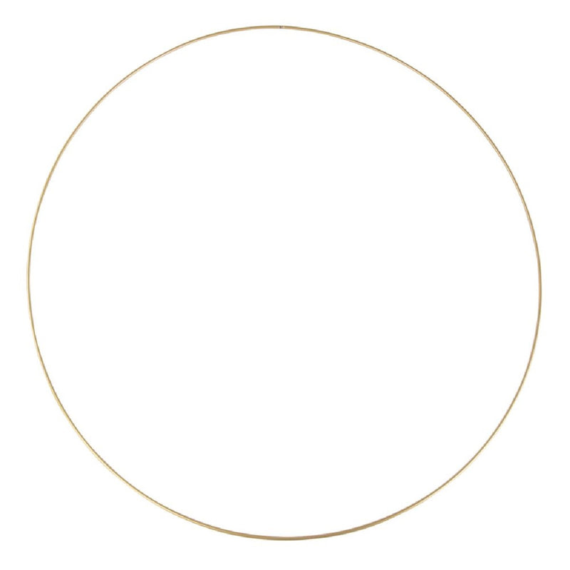 Metalen ring - 60 cm - goudkleurig