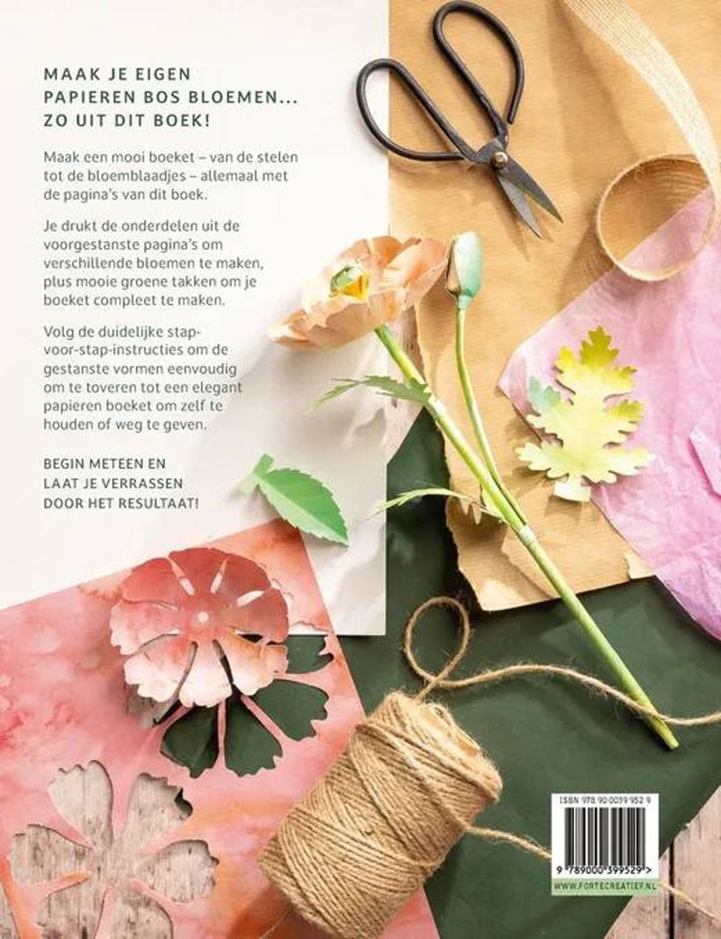 Boek - bloemen in een boek