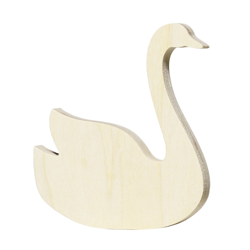 Houten figuur - zwaan