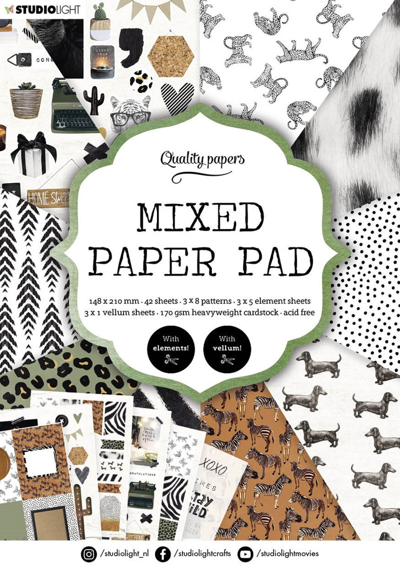SL Essentials - Mixed pattern paper pad - nr. 5