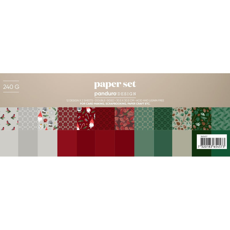 Papierblok - 240 g/m2 - Kerst