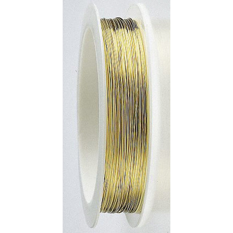 Wikkeldraad - 50 meter - 0,4 mm - goudkleurig
