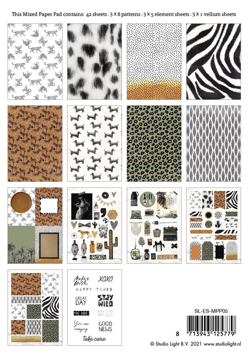 SL Essentials - Mixed pattern paper pad - nr. 5