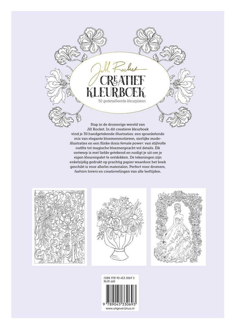 Kleurboek - Jill Rocket: Creatief kleurboek