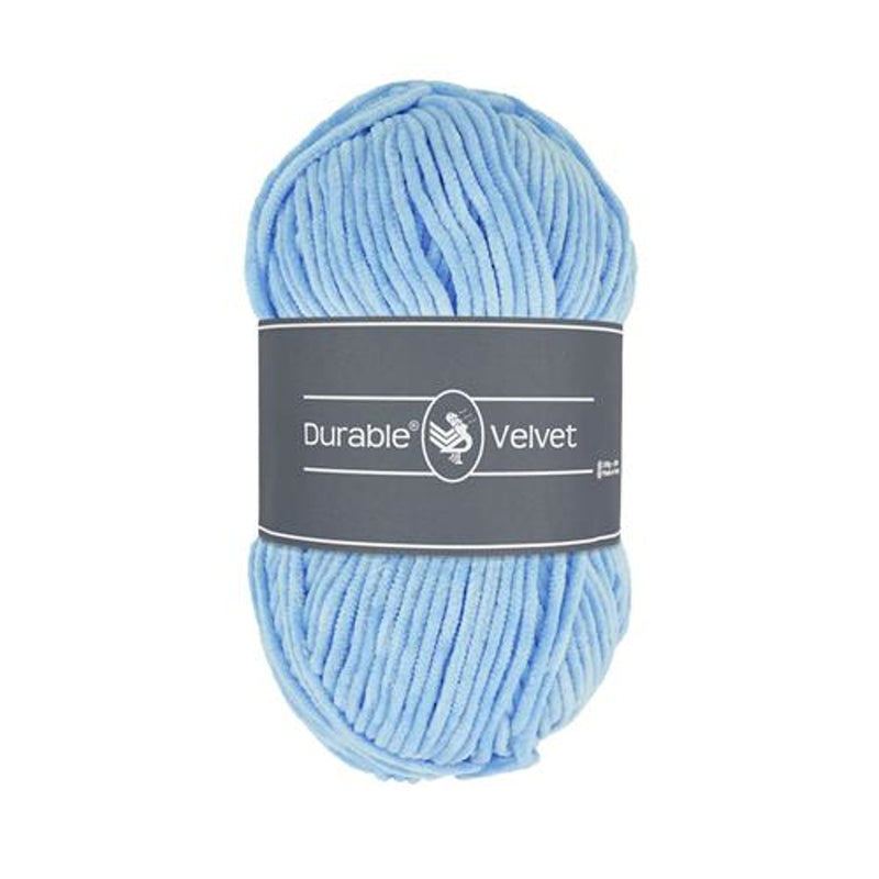 Durable Velvet garen - 100 gram - 282 lichtblauw