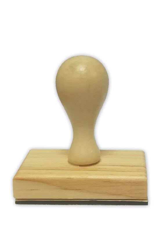 Handvat hout voor stempels 4,5 x 8 x 8 cm