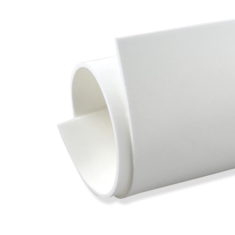 Crepla hobbyrubber - 20x30 cm - 2 mm - wit