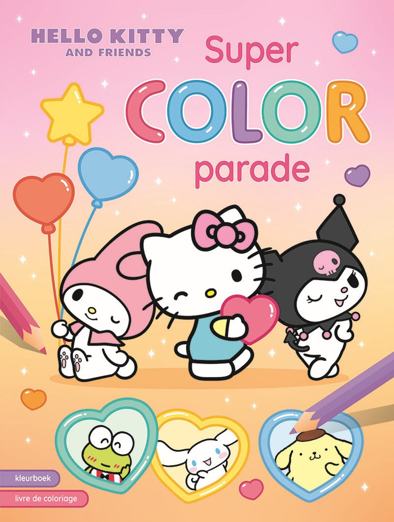 Kleurboek - Super Color Parade - Hello Kitty and Friends