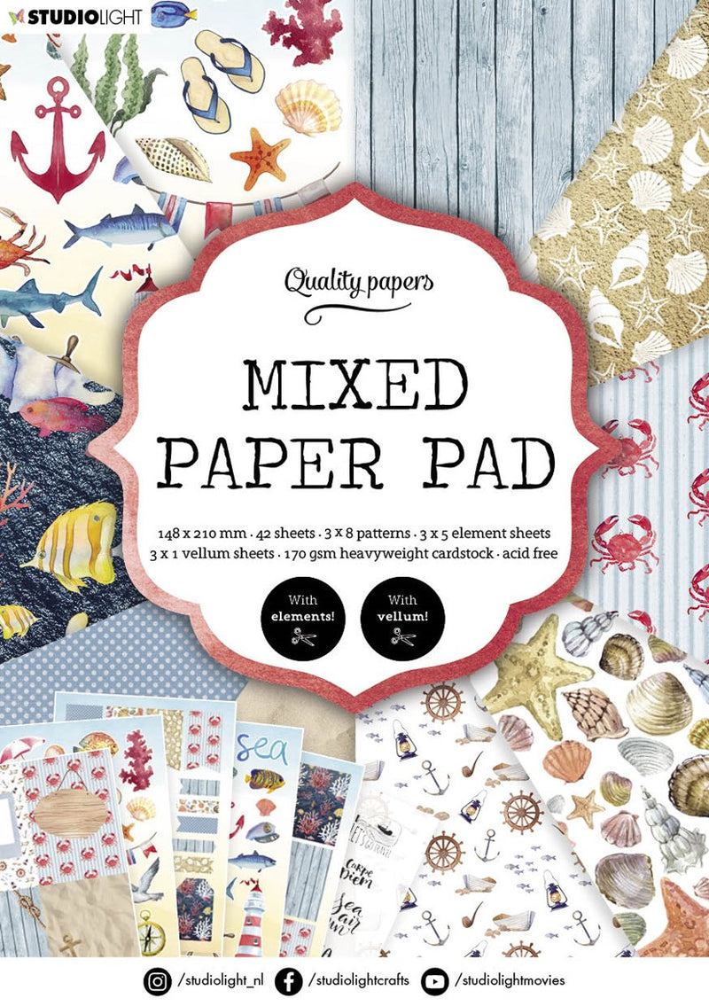 SL Essentials - Mixed pattern paper pad - nr. 7