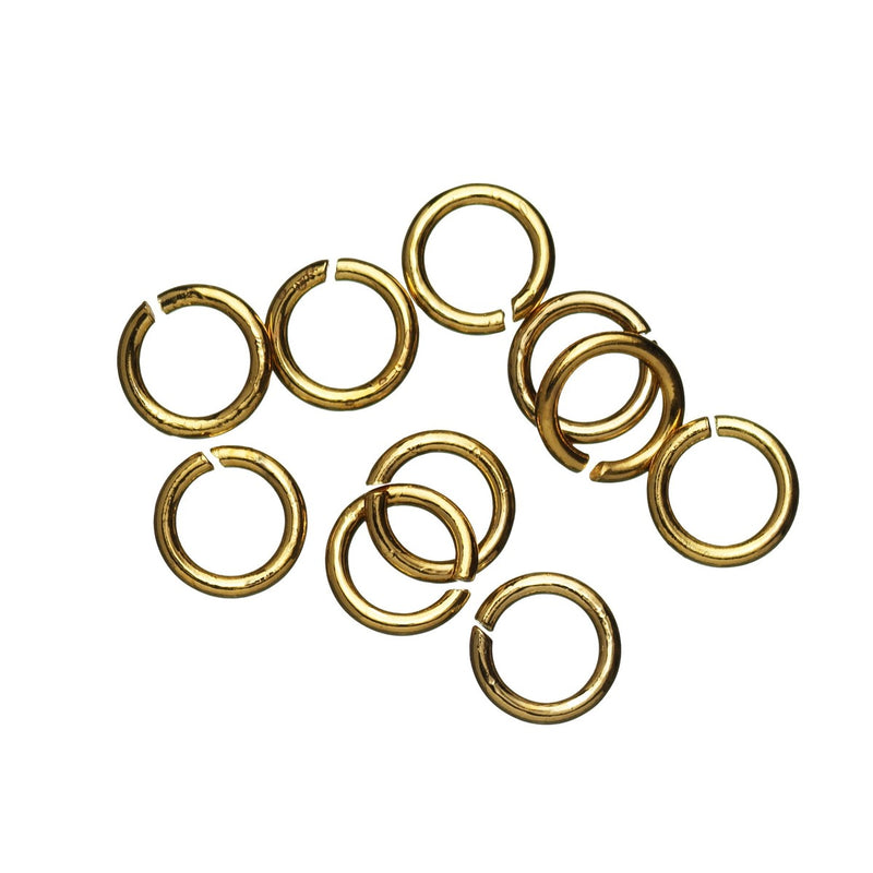 Buigringen - verguld - 4 mm