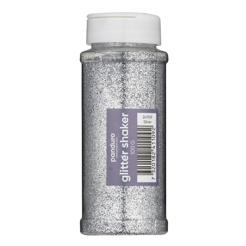 Glitter - 100 gram - zilver