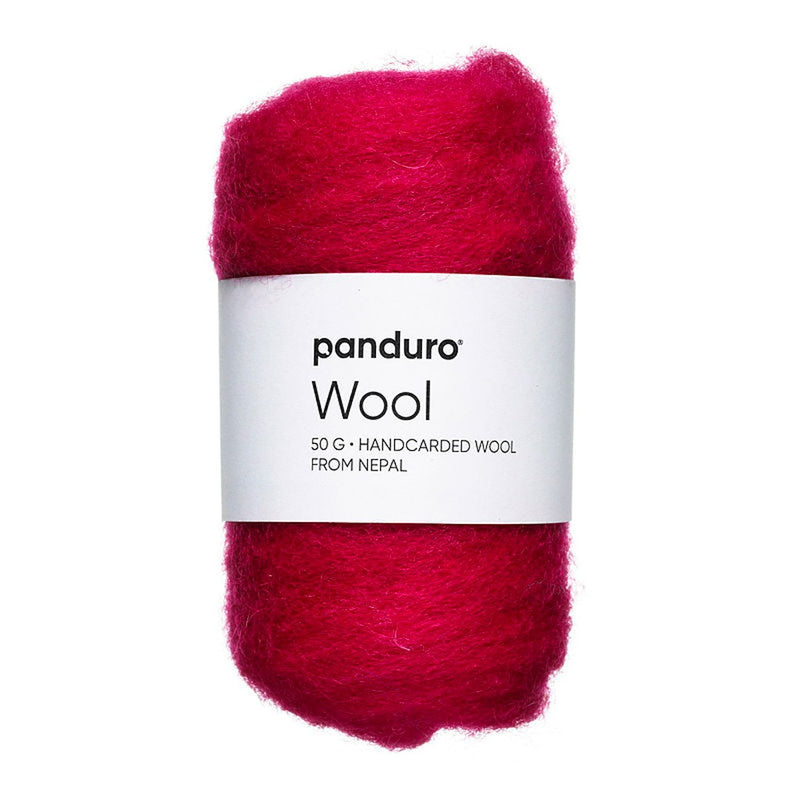 Nepal Wool lamswol - 50 gram - fuchsia