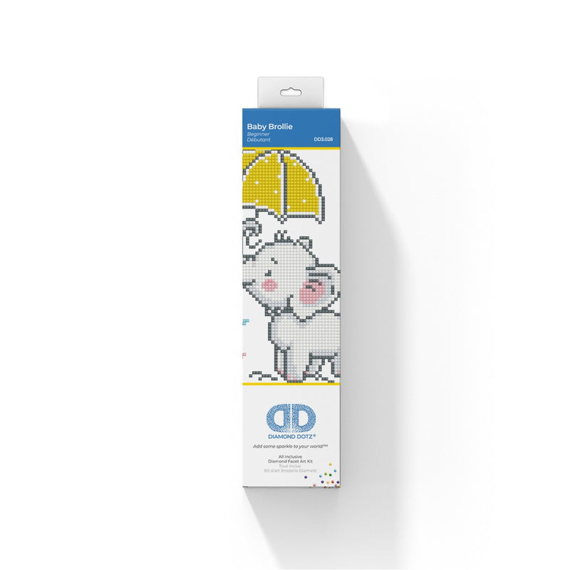 Diamond Dotz - 28x33 cm - olifantje