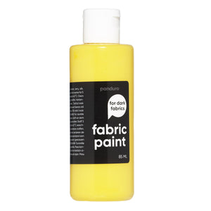 Panduro Fabric Paint - donkere stoffen - geel