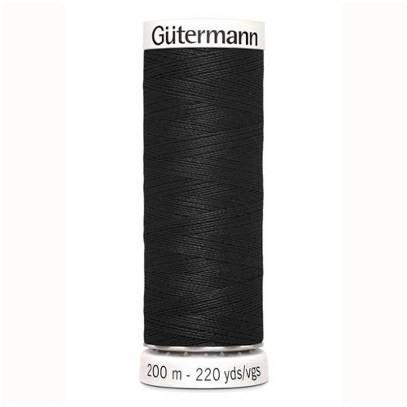 Gütermann naaigaren - universeel - 000 zwart