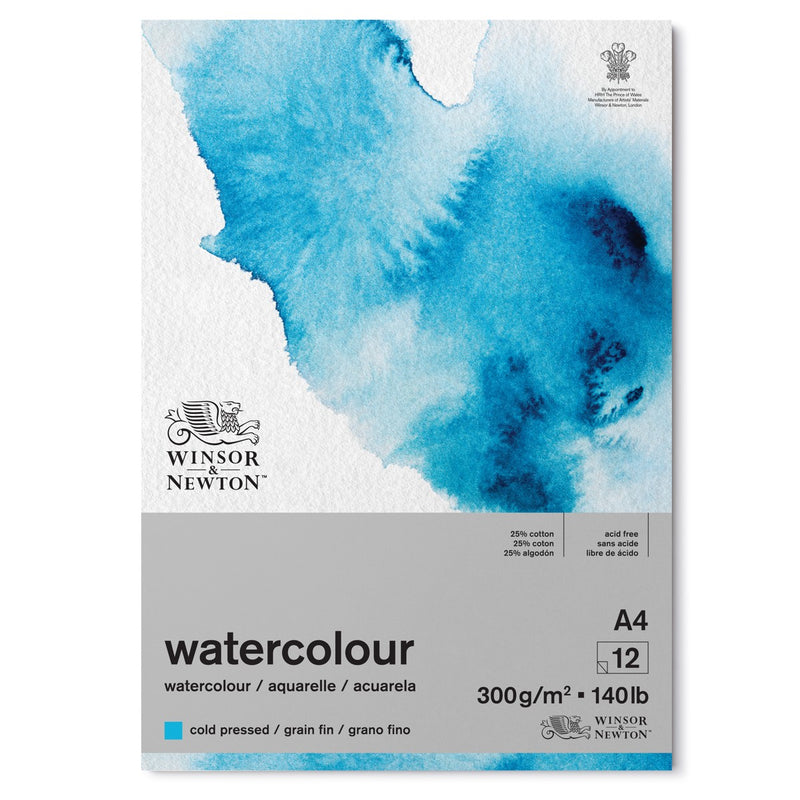 Winsor & Newton - blok aquarelpapier - A4 - eenzijdig gelijmd