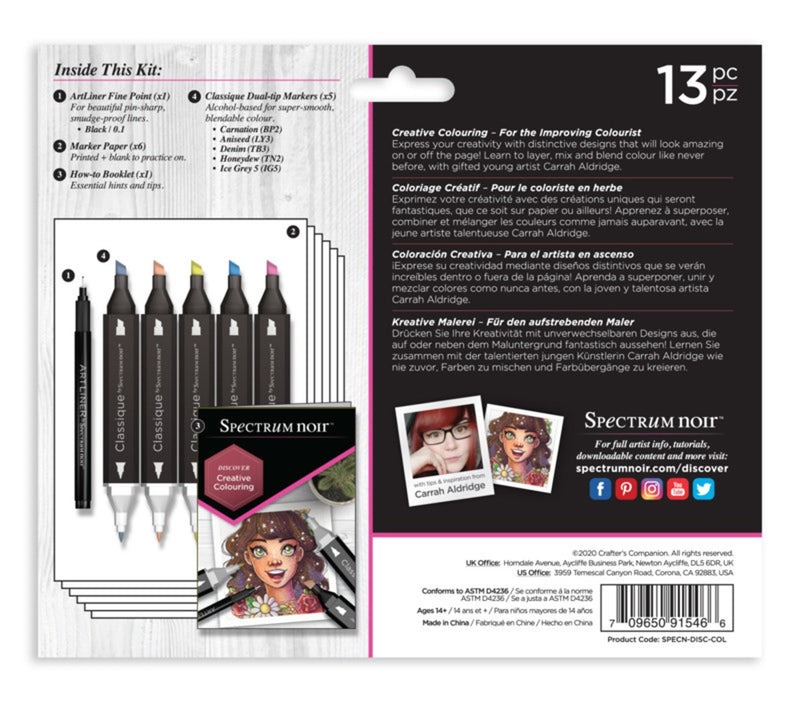 Spectrum Noir discovery kit - creative colouring