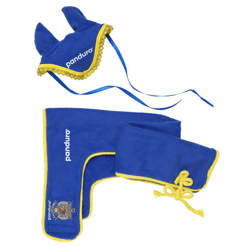 Hobby Horse - deken met kap - blauw