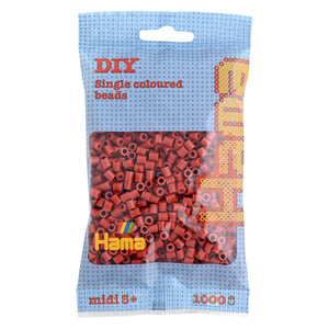Hama Midi - strijkkralen - 1000 stuks - reddish brown 20