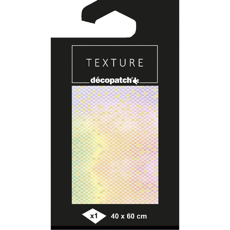Décopatch texture - 40x60 cm - mermaid