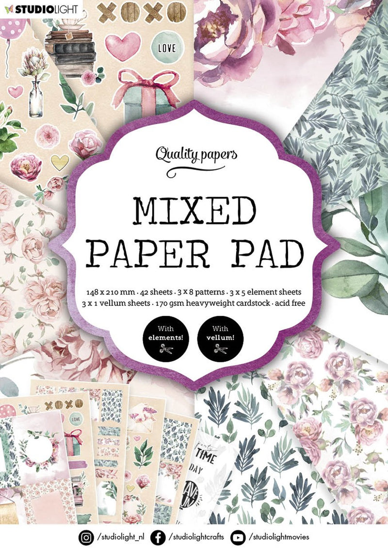 SL Essentials - Mixed pattern paper pad - nr. 8
