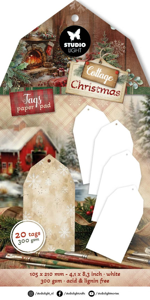 Studio Light Tags - Cottage Christmas