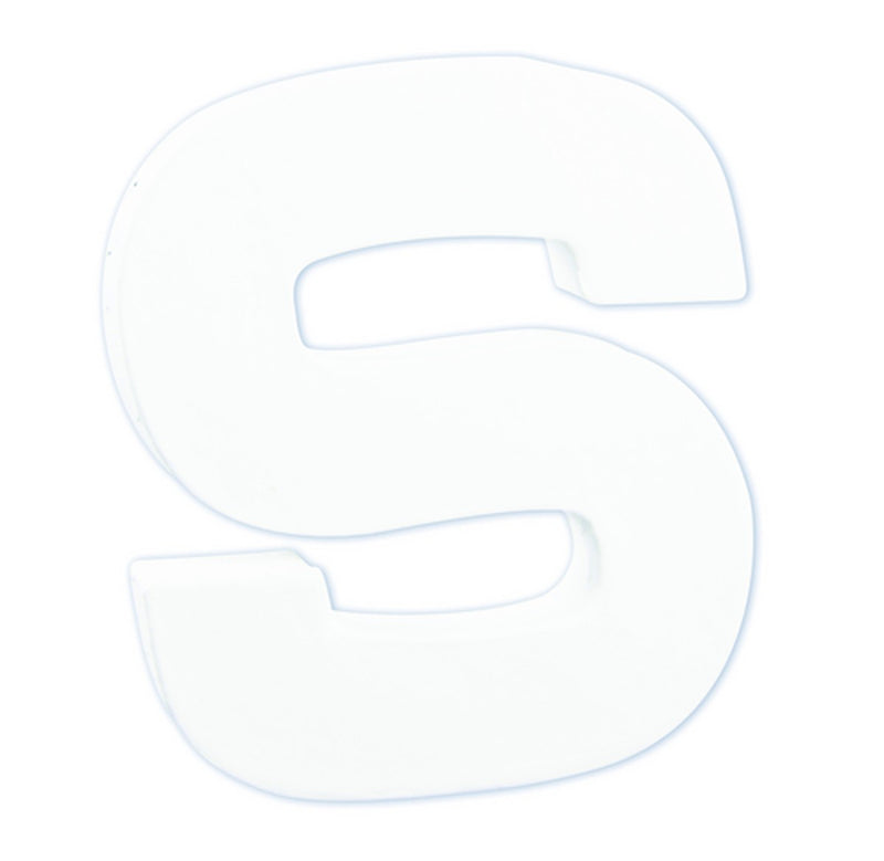 Décopatch - staande letter - 12 cm - S