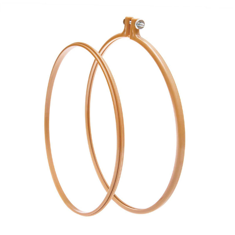 Borduurring kunststof - 22,8 cm - mosterd