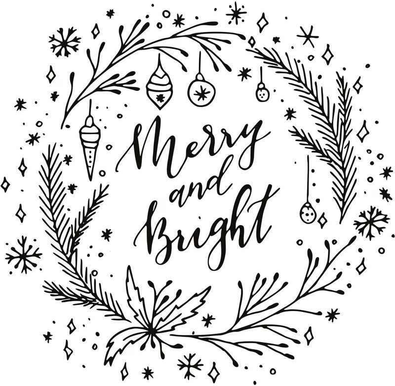 Securit window stencils - 3 x A2 - Christmas