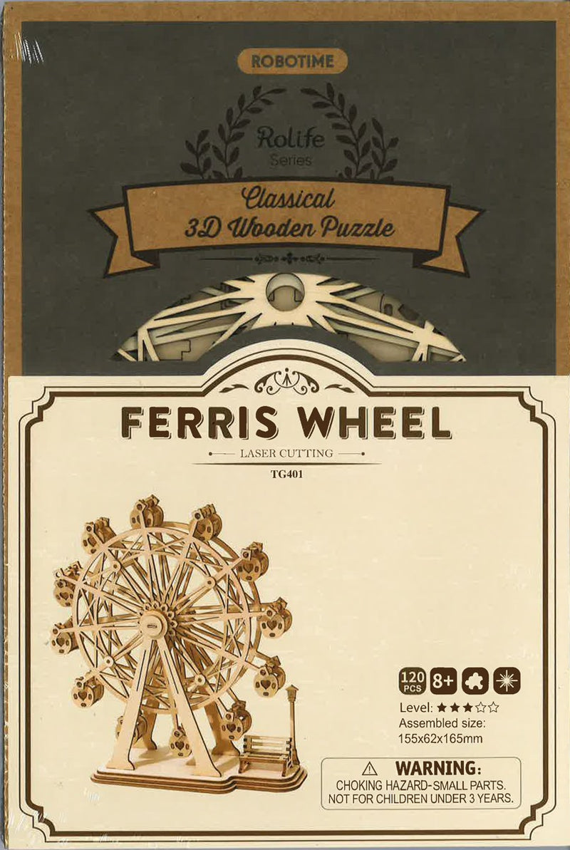 Robotime houten 3D puzzel - Ferris Wheel