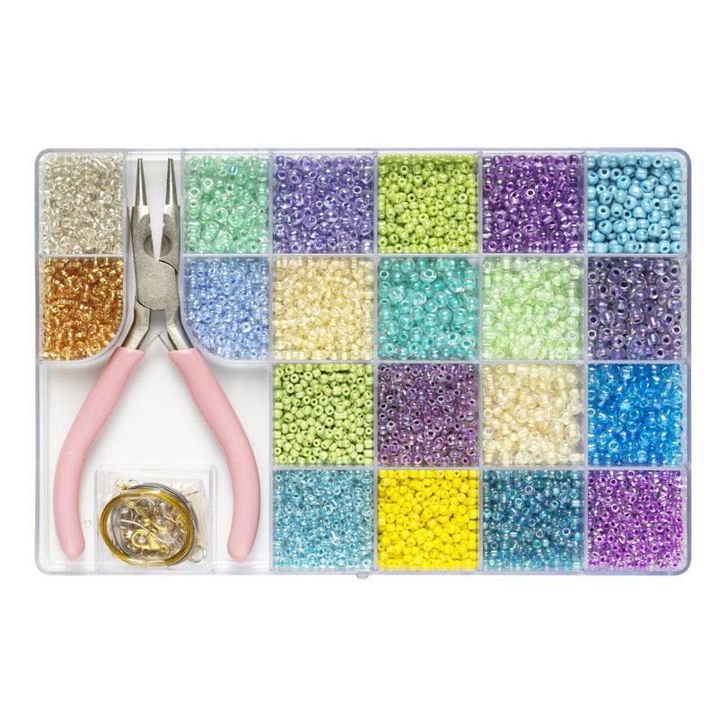 Rocailles + tang & accessoires - 20 koele kleuren