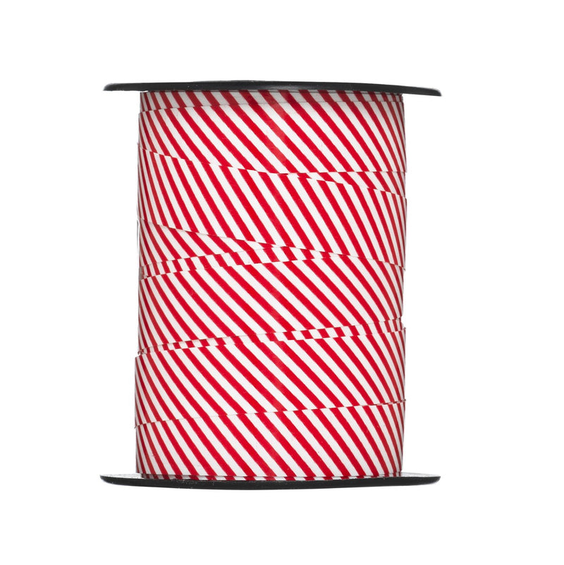Cadeaulint - 10 meter - rood/wit strepen