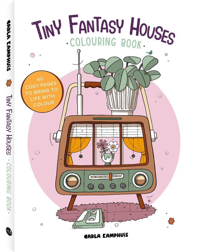 Kleurboek - Tiny Fantasy Houses