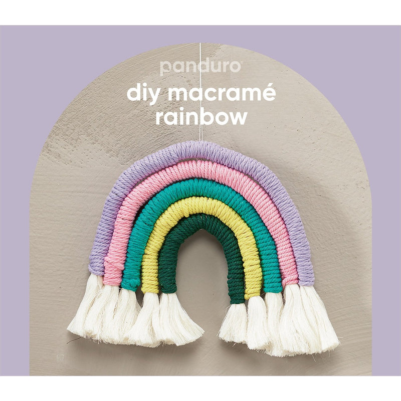 Panduro DIY kit - Macramé Rainbow