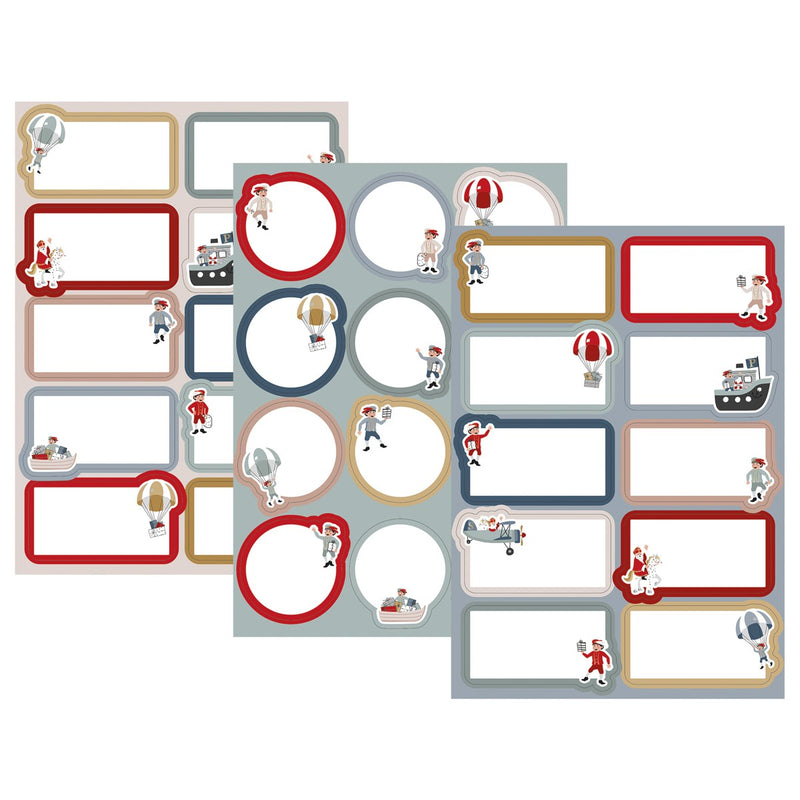 Sinterklaas cadeau stickers - 32 stuks