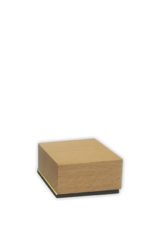 Blokjes hout voor stempels 4x4x2 cm
