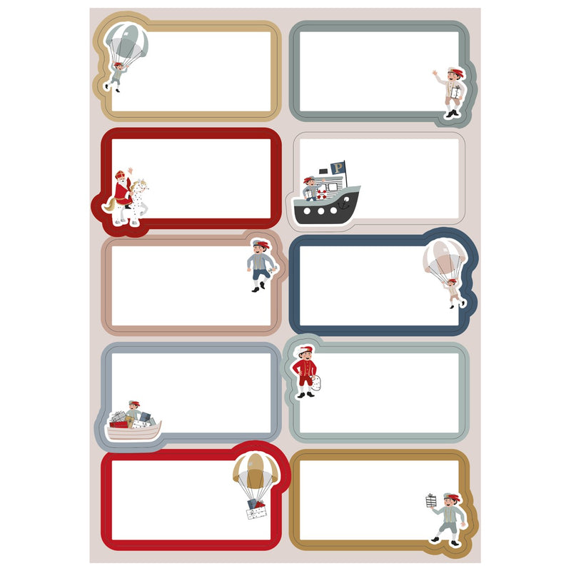 Sinterklaas cadeau stickers - 32 stuks