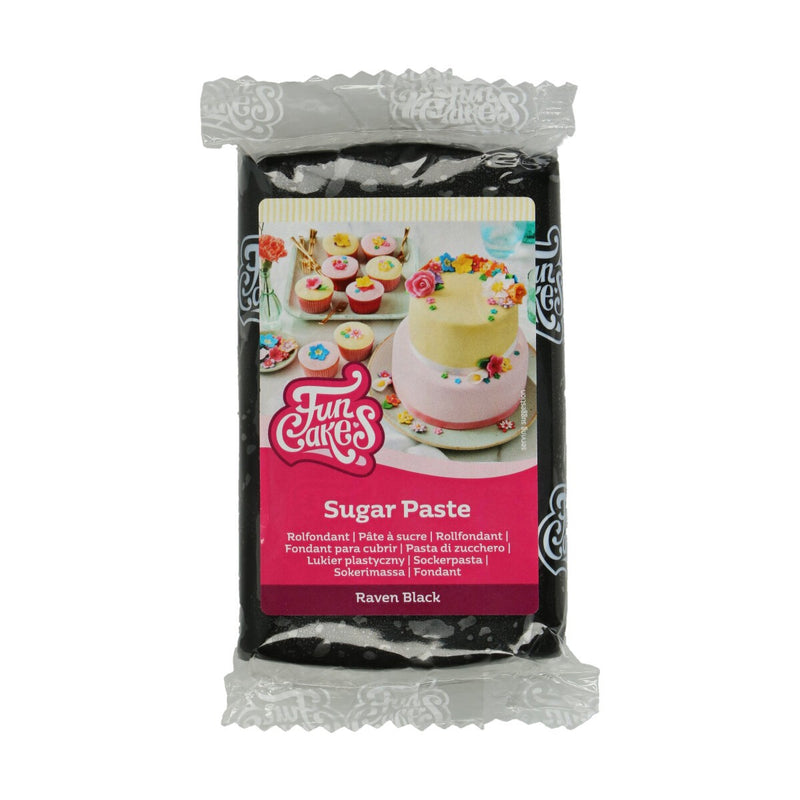 FunCakes rolfondant - 250 gram - raven black